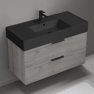 Bathroom Vanity Floating Bathroom Vanity, Modern, 40